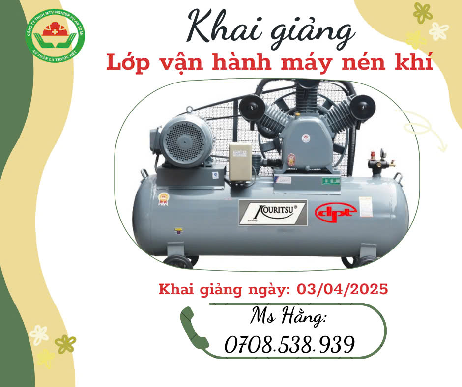 Dạy học vận hành máy nén khí